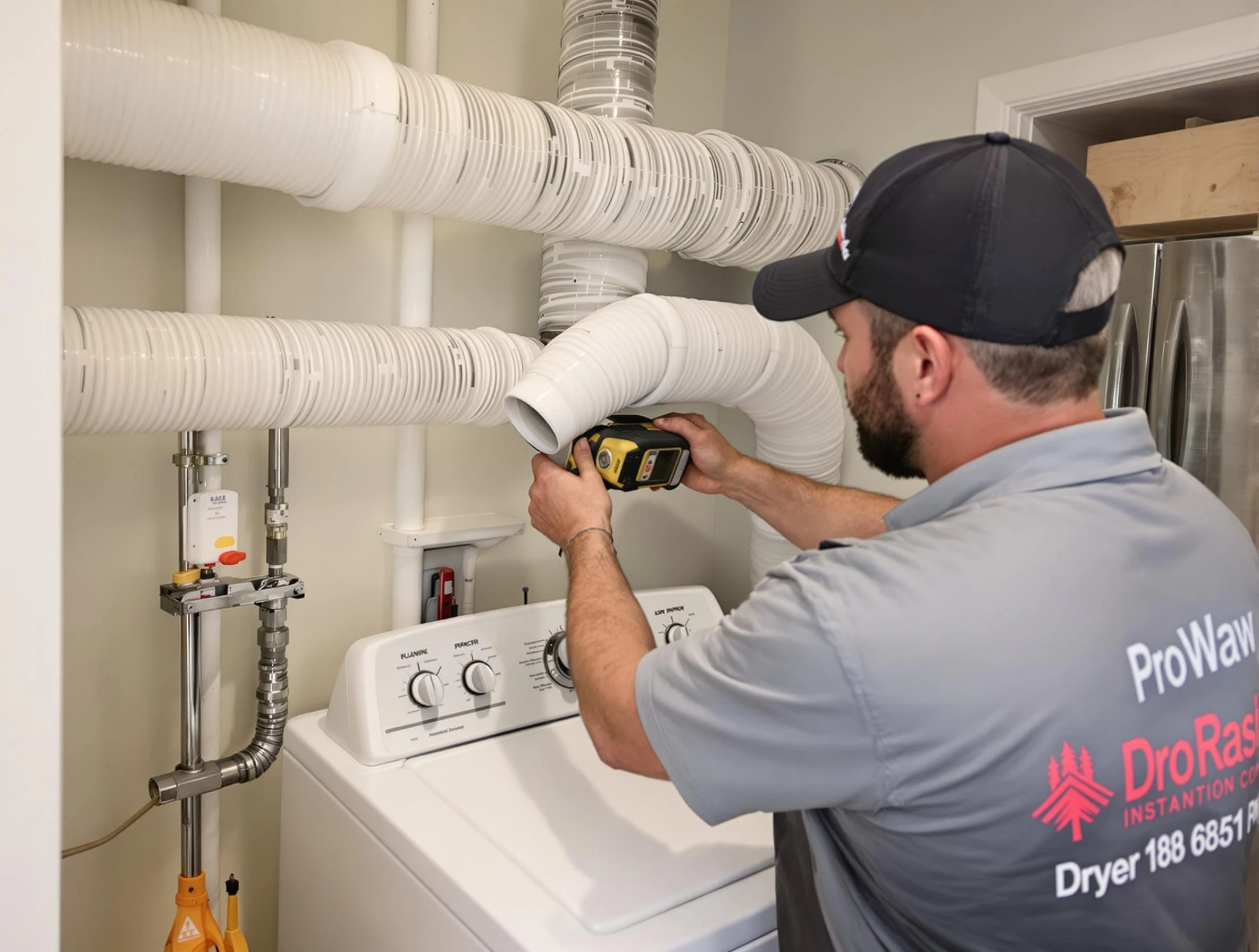 Professional dryer vent hose installation by Upper St. Clair Dryer Vent Cleaning in Upper St. Clair